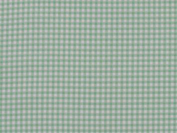 Mini Gingham Cotton Poplin Print, Mint