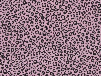 Mini Leopard Spots Cotton Poplin Print, Pink