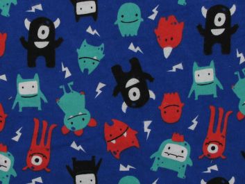Monster Madness Brushed Cotton Winceyette