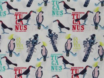 Natural History Museum Toucans Cotton Print