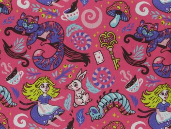 Neon Wonderland Cotton Print