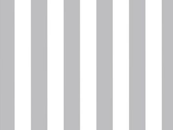 One Inch Stripe Cotton Poplin, Light Grey