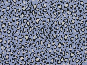 Pastel Leopard Cotton Poplin Print, Lilac