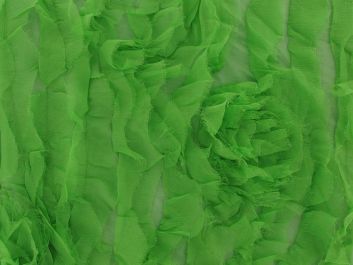 Patchwork Silk Rose, Lime