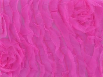 Patchwork Silk Rose, Pink