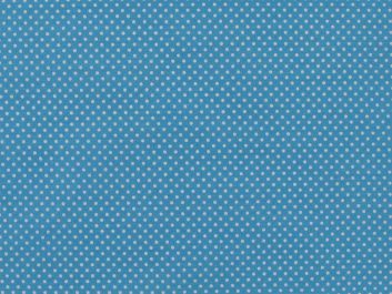 Pin Spot Polycotton Print, Turquoise