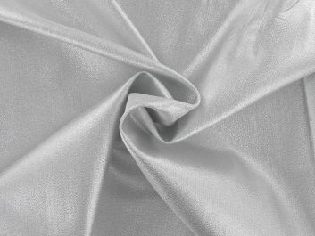 Plain Backed Lame, Silver