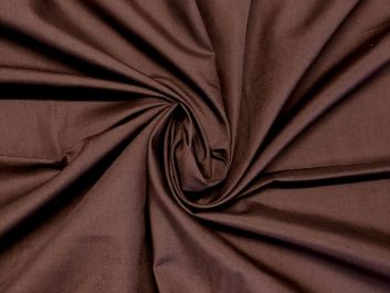 Plain Dye Polycotton, Chocolate