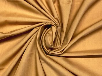Plain Dye Polycotton, Gold