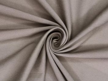 Plain Dye Polyviscose Blend Bengaline, Taupe