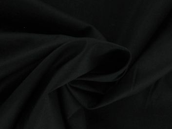 Plain Dye Soft Cretonne Cotton, Black