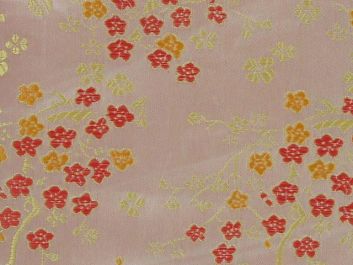 Polyester Jacquard, Shanghai Cherry Blossom - Champagne