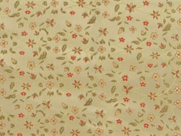 Polyester Jacquard, Shanghai Stem - Gold
