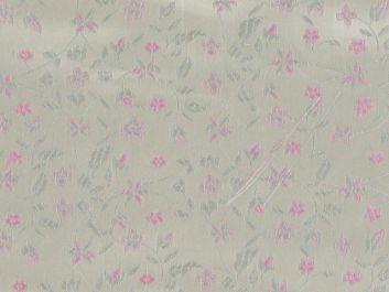 Polyester Jacquard, Shanghai Stem - Silver Shine