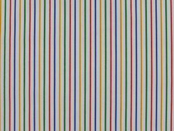 Primaries Polycotton Print, Pin Stripe