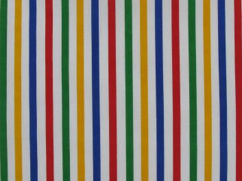 Primaries Polycotton Print, Small Stripe