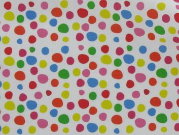 Rainbow Pebble Spot Cotton Print