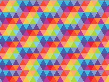 Rainbow Prism Cotton Print