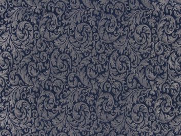 Regal Mini Leaf Jacquard, Royal