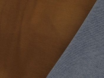 Reverso Denim Backed Suedette, Tawny