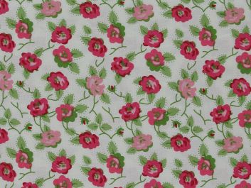 Rose Splash Cotton Print