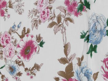 Rosetta Flower Viscose Print