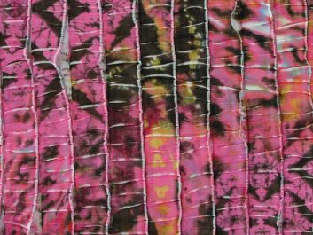 Ruffled Viscose Jersey - Pink