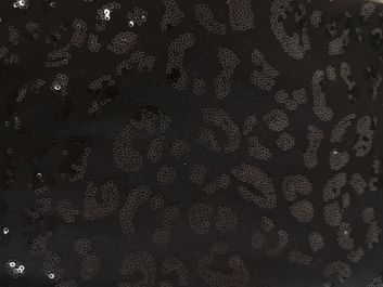 Sequin Leopard Jersey Roll End, 3m