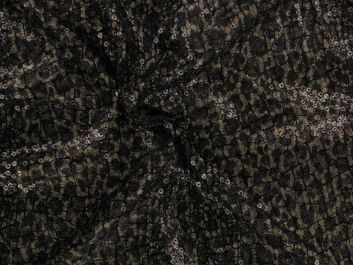 Sequin Reptile Jersey Roll End, 3m