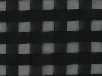 Sheer Woven Check, Black