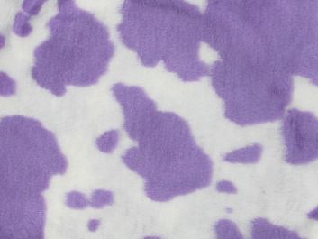 Short Pile Fur, Cow, Purple