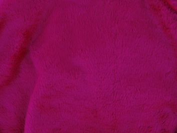 Short Pile Fur Fabric - Magenta