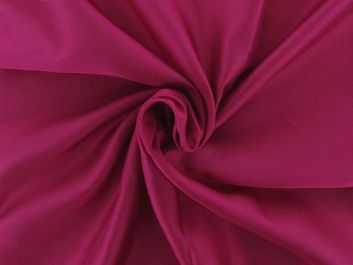 Silk Cotton Blend Soft Satin, Cerise