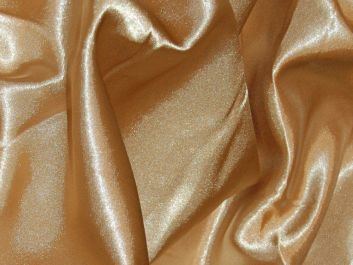 Silk Feel Polyester Satin, Antique Gold