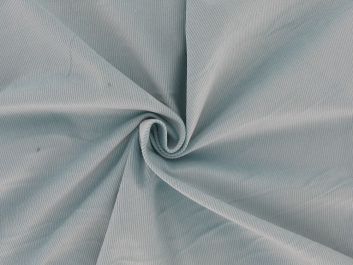 Soft Cotton Stretch Needlecord, Light Blue