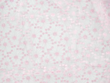 Spotty Nylon Lace - Pink