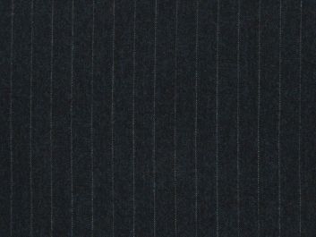 Stelvia 1.5cm Stripe Suiting Wool, Blue Grey Melange