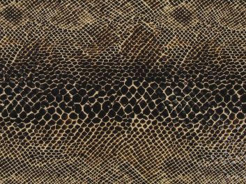 Stretch Phython with  Transparent Sequins, Brown