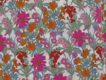 Summers Song Pima Cotton Print, Pink