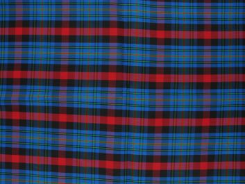 Taffeta Kilt Stripe - Blue and Red