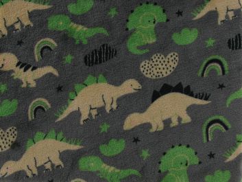 Ultra Soft Cuddle Fleece, Dandy Dinosaurs