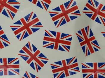 Union Jack Oil Cloth Tablecloth Fabric