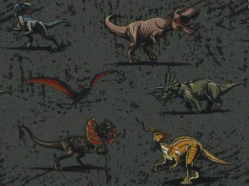 Universal Studios Printed Cotton, Jurassic Park Roar
