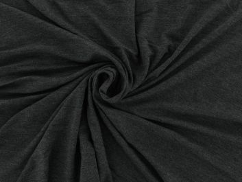 Viscose Jersey, Dark Grey Marl