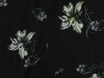 White Rose Viscose Voile