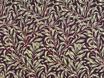 Willow Bough Cotton Print, Damson
