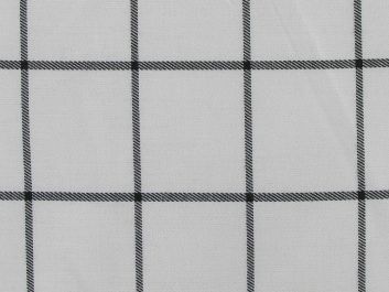 Window Check Polyester Stretch