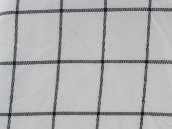 Window Pane Check Polyviscose Suiting