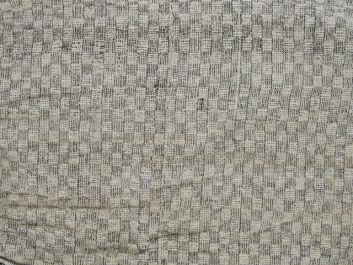 Woven Check Silk - Night Grey