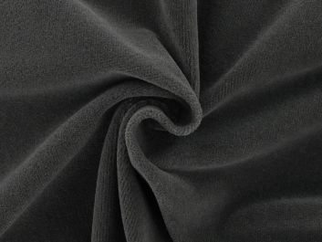 Zante Plush Cotton Pile Velvet, 530 gsm, Silver